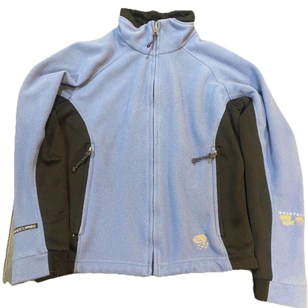 Mountain Hardwear Women's Gore-Tex Wind Stopper Jacket Sz 6 Blue Full Zip